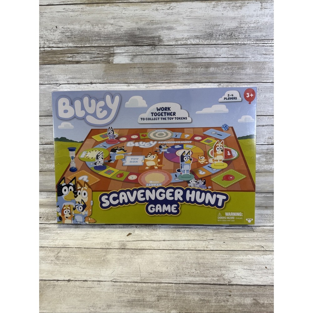 Bluey Scavenger Hunt Board Game‎ Ages 3+ - NEW / SEALED